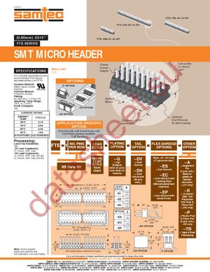 FTE-136-01-G-DV datasheet  